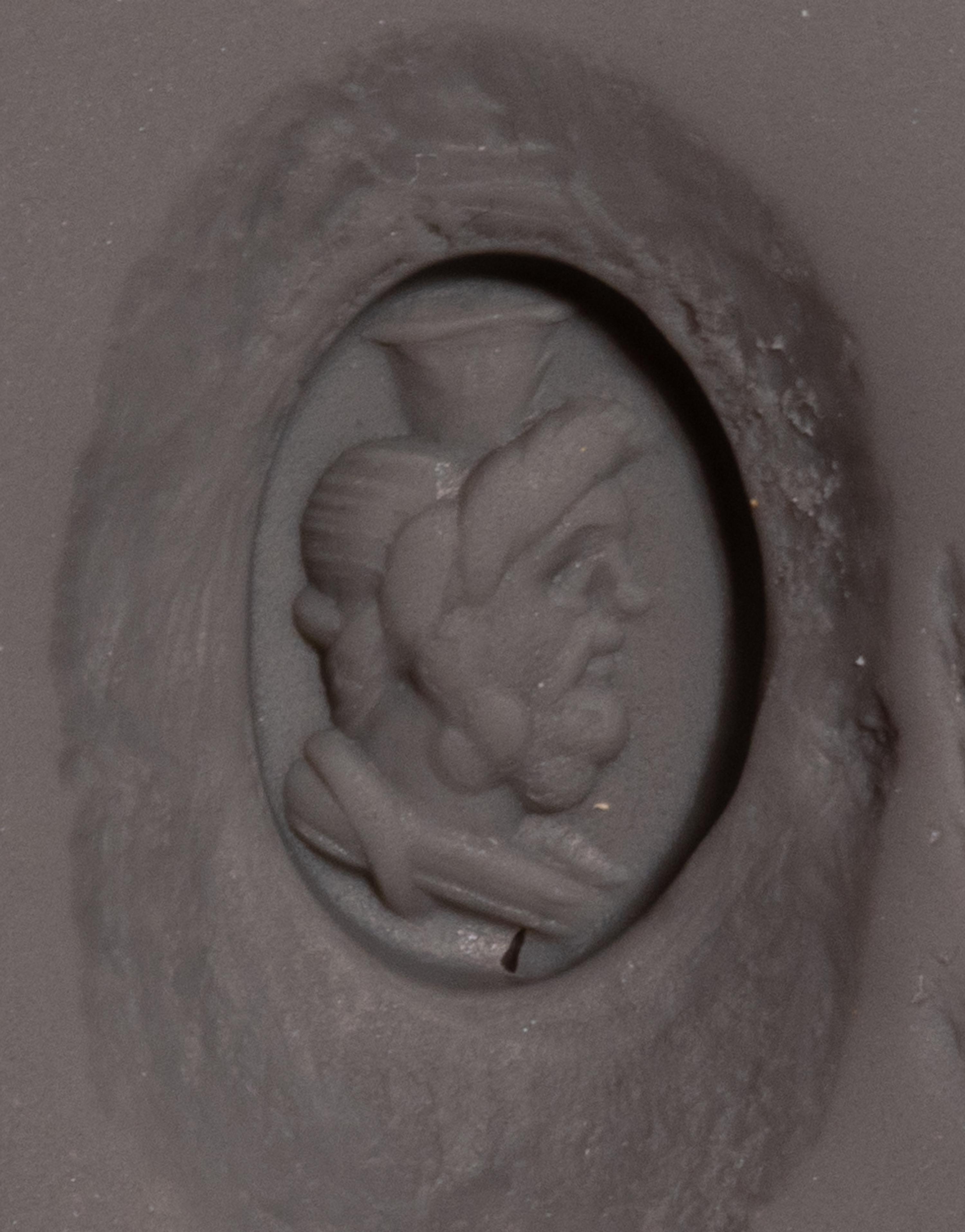 A Roman Silver and Jasper Finger Ring with the God Serapis