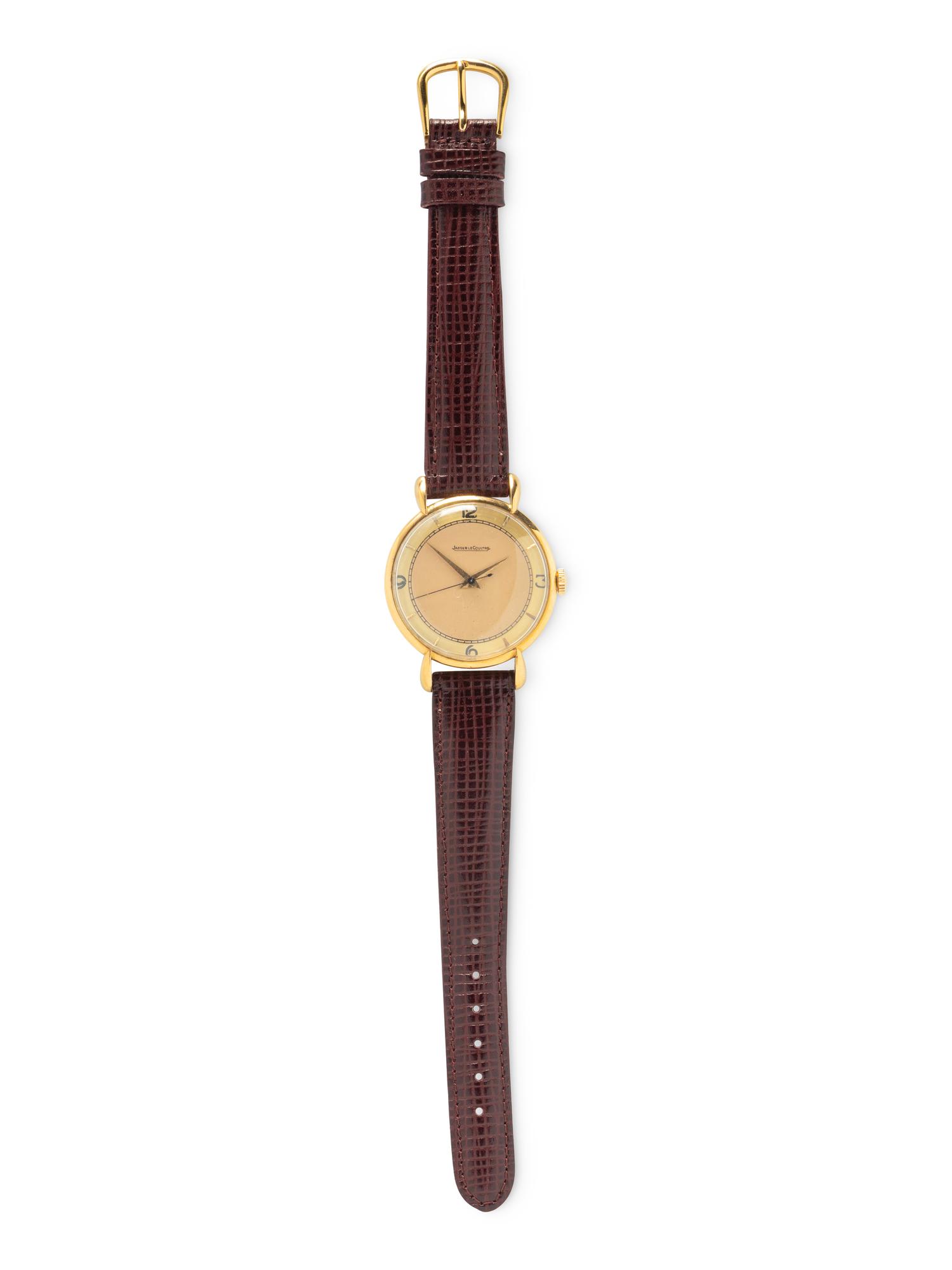 JAEGER-LECOULTRE, 18K YELLOW GOLD WATCH