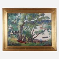 Donald Blagge Barton (American, 1903-1990) Lakeside