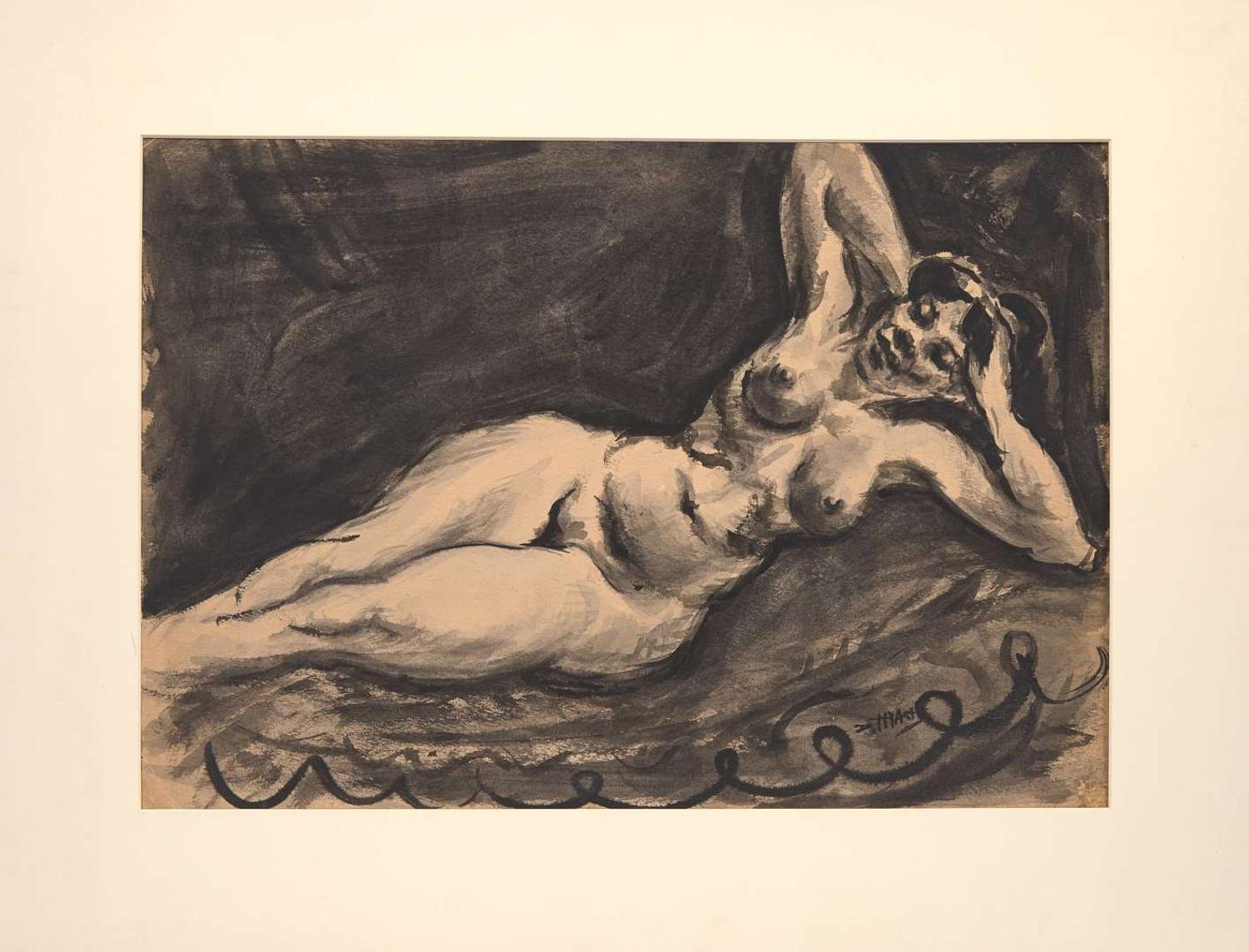 Dox Thrash (American, 1893-1965) - Nude Woman Reclining