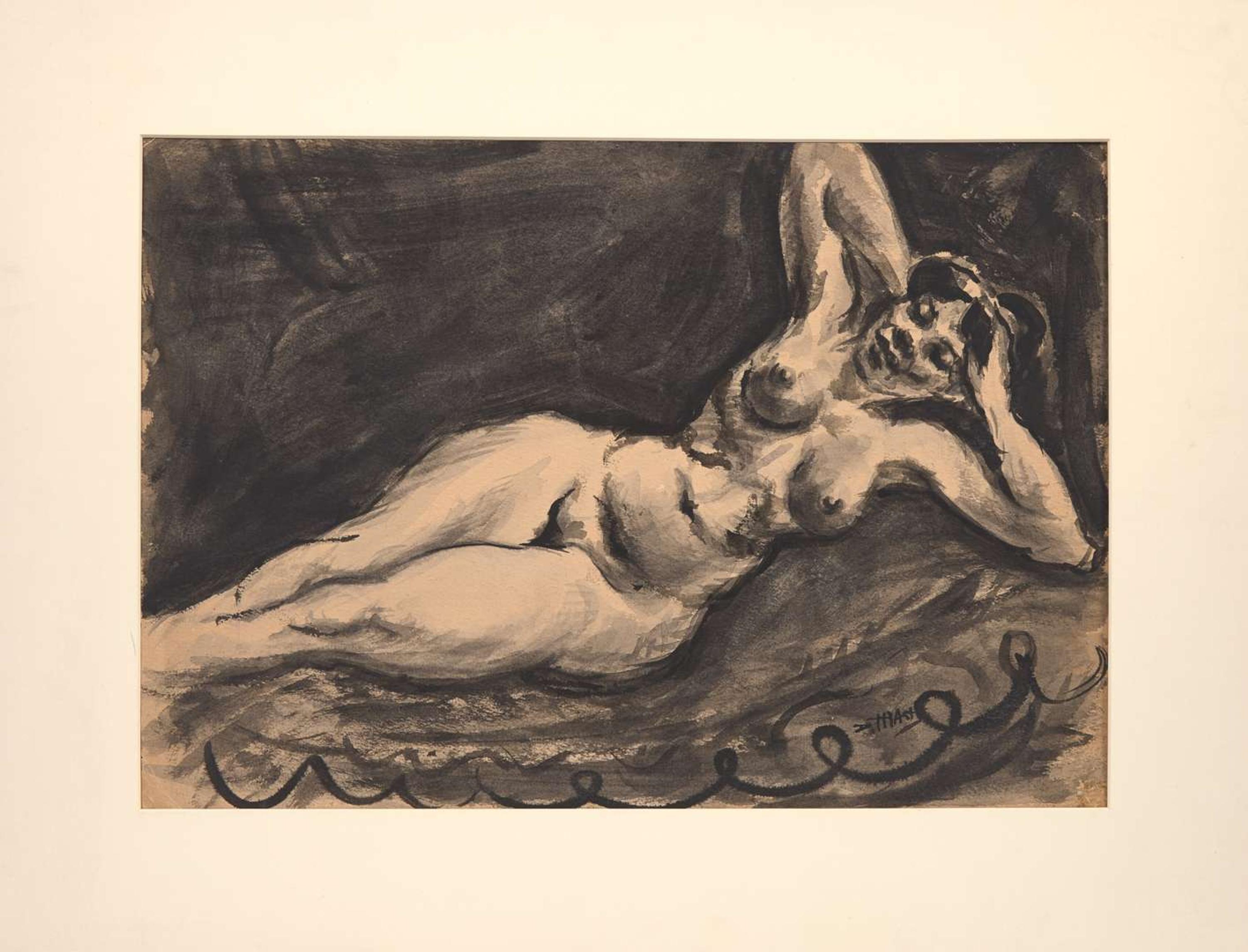 Dox Thrash (American, 1893-1965) - Nude Woman Reclining