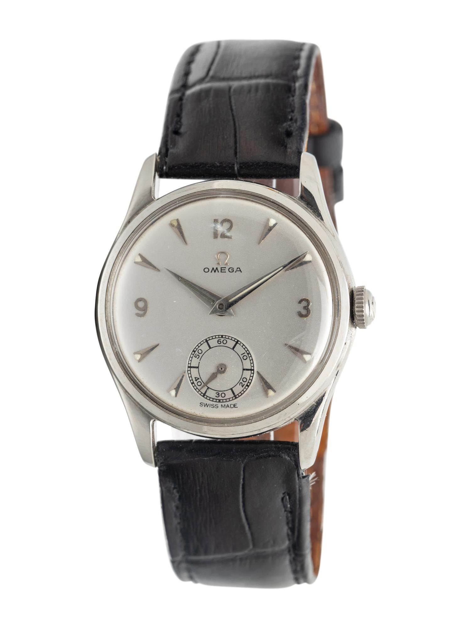 OMEGA, STAINLESS STEEL WATCH