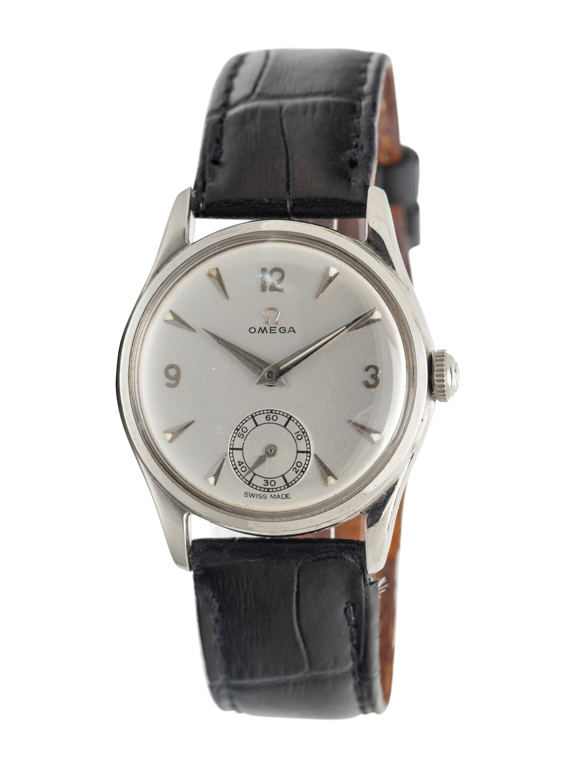 OMEGA, STAINLESS STEEL WATCH