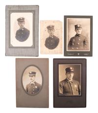 [EARLY PHOTOGRAPHY] -- [OCCUPATIONAL]. A group of 19 images related to firefighting.