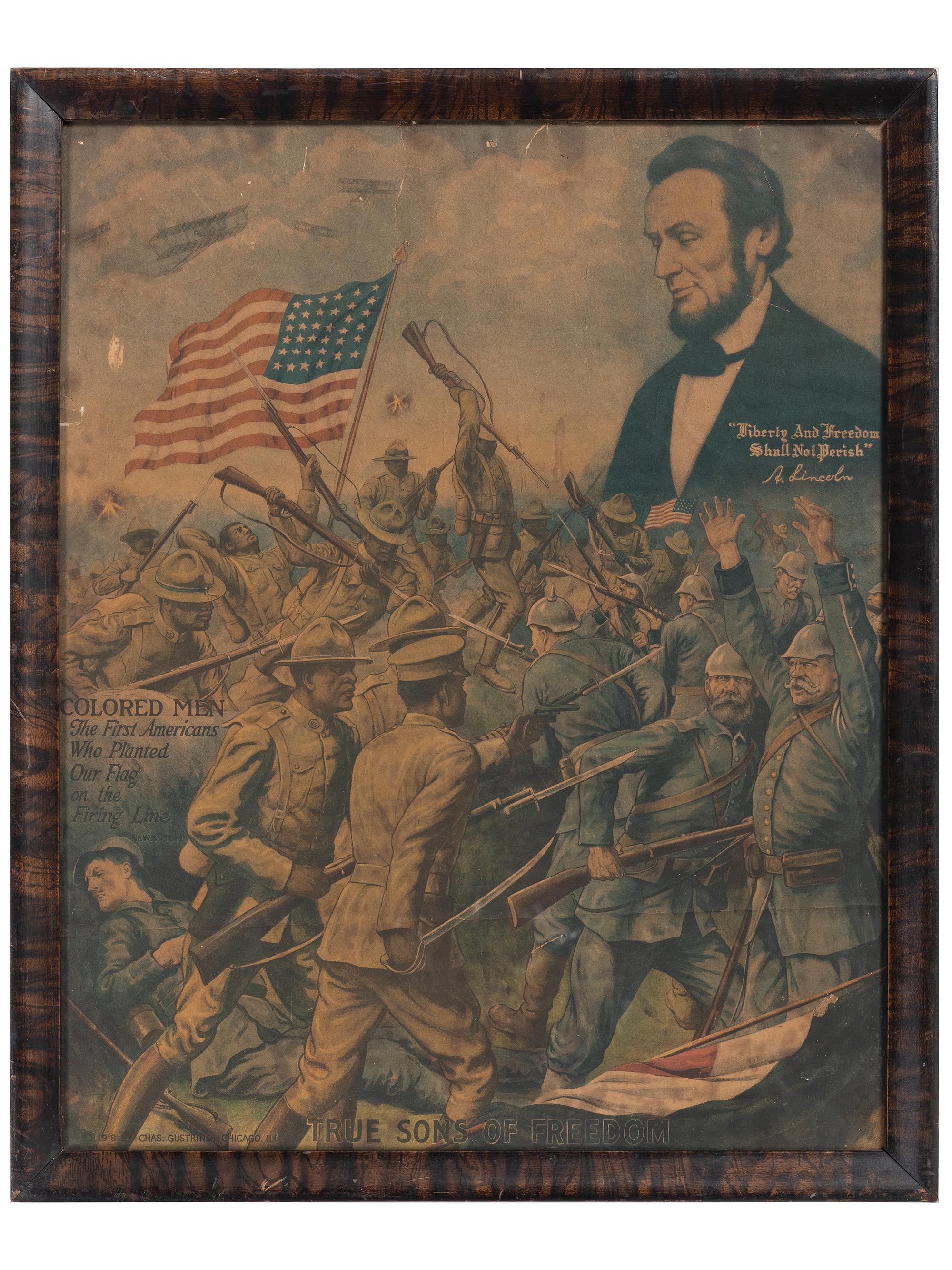 [WORLD WAR I]. True Sons of Freedom . Chicago: Charles Gustrine, 1918.