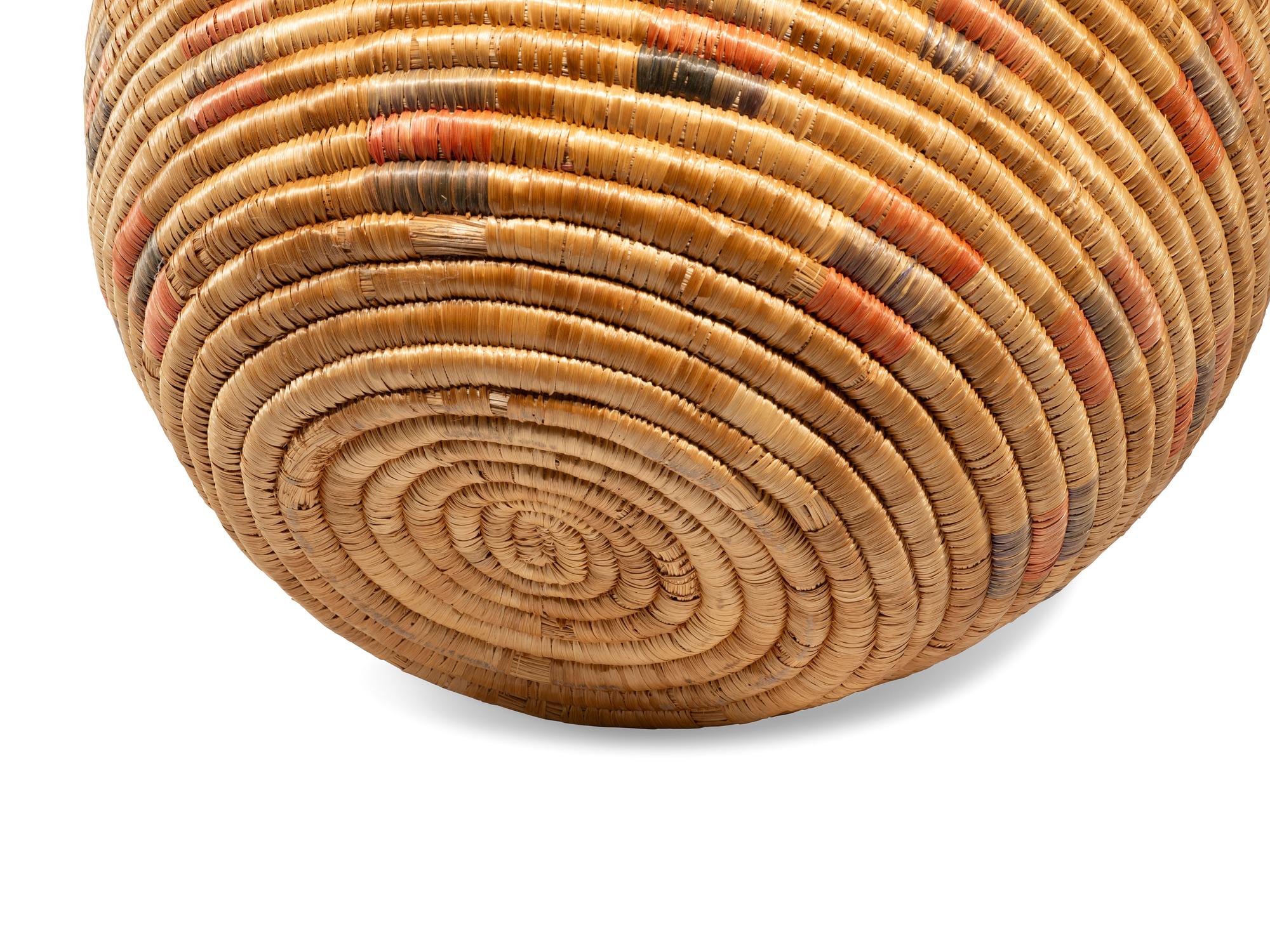 Yupik Lidded Storage Basket