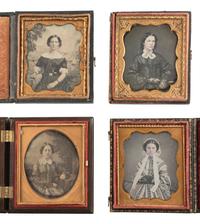 [EARLY PHOTOGRAPHY]. 31 daguerreotypes of young and middle-aged women, incl. portrait by BROADBENT.