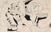 Before Every Body Split (Study for Hello Gypsie Toe Good Bye Sly ), c. 1977