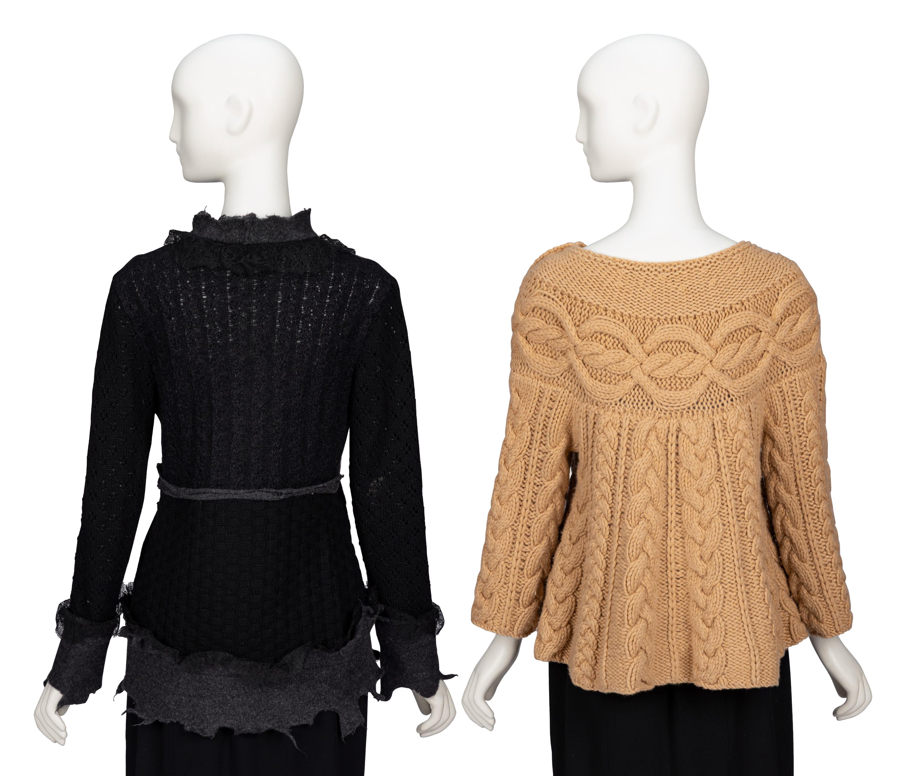 Moschino & Pringle of Scotland, Two Sweaters