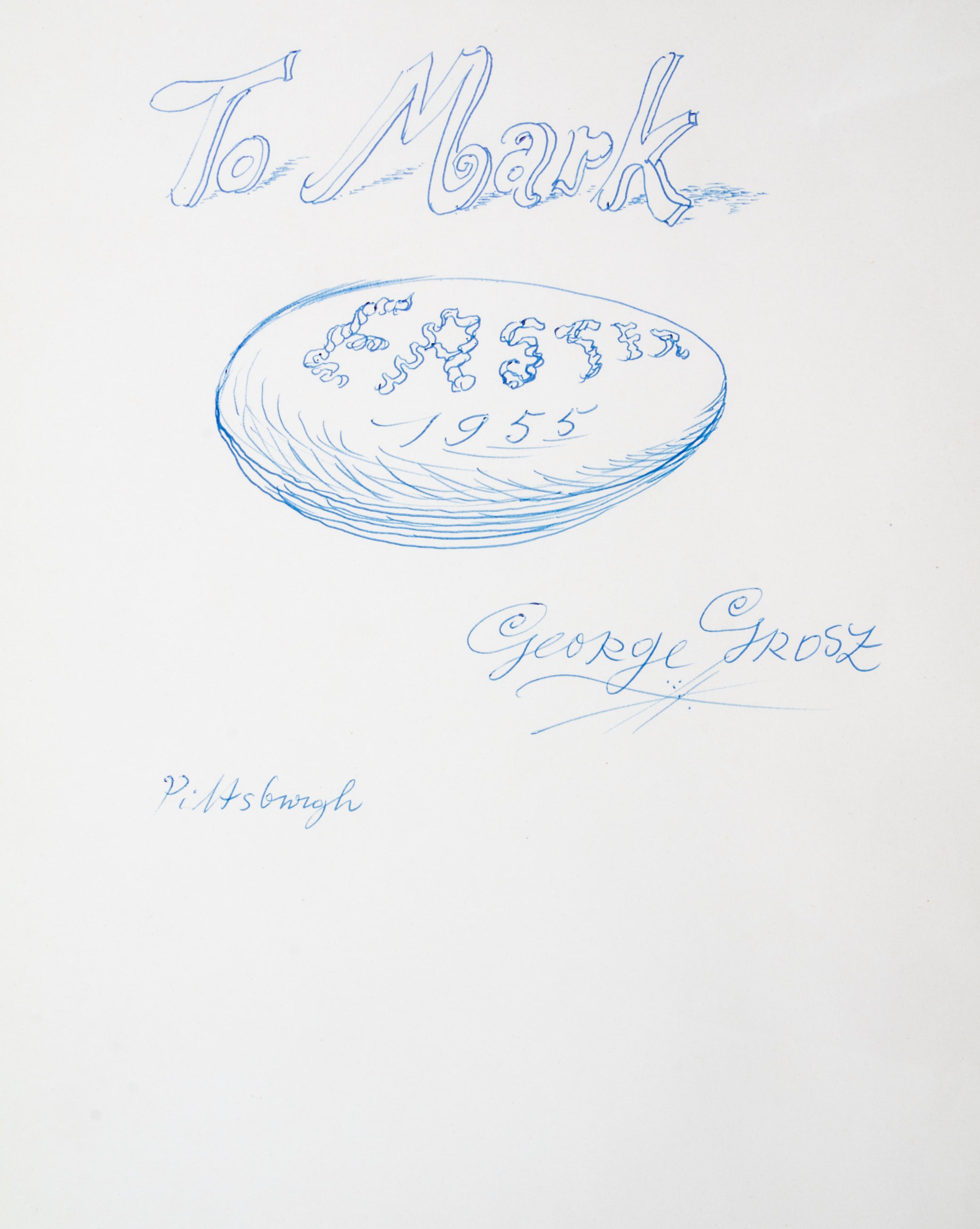(GROSZ, GEORGE) MAN, HEINRICH. Kobes. Berlin, (1925). First edition. Complete with 10 lithographs by Grosz.