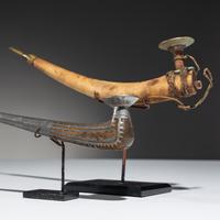 Siberian Wood and Pewter Pipes
