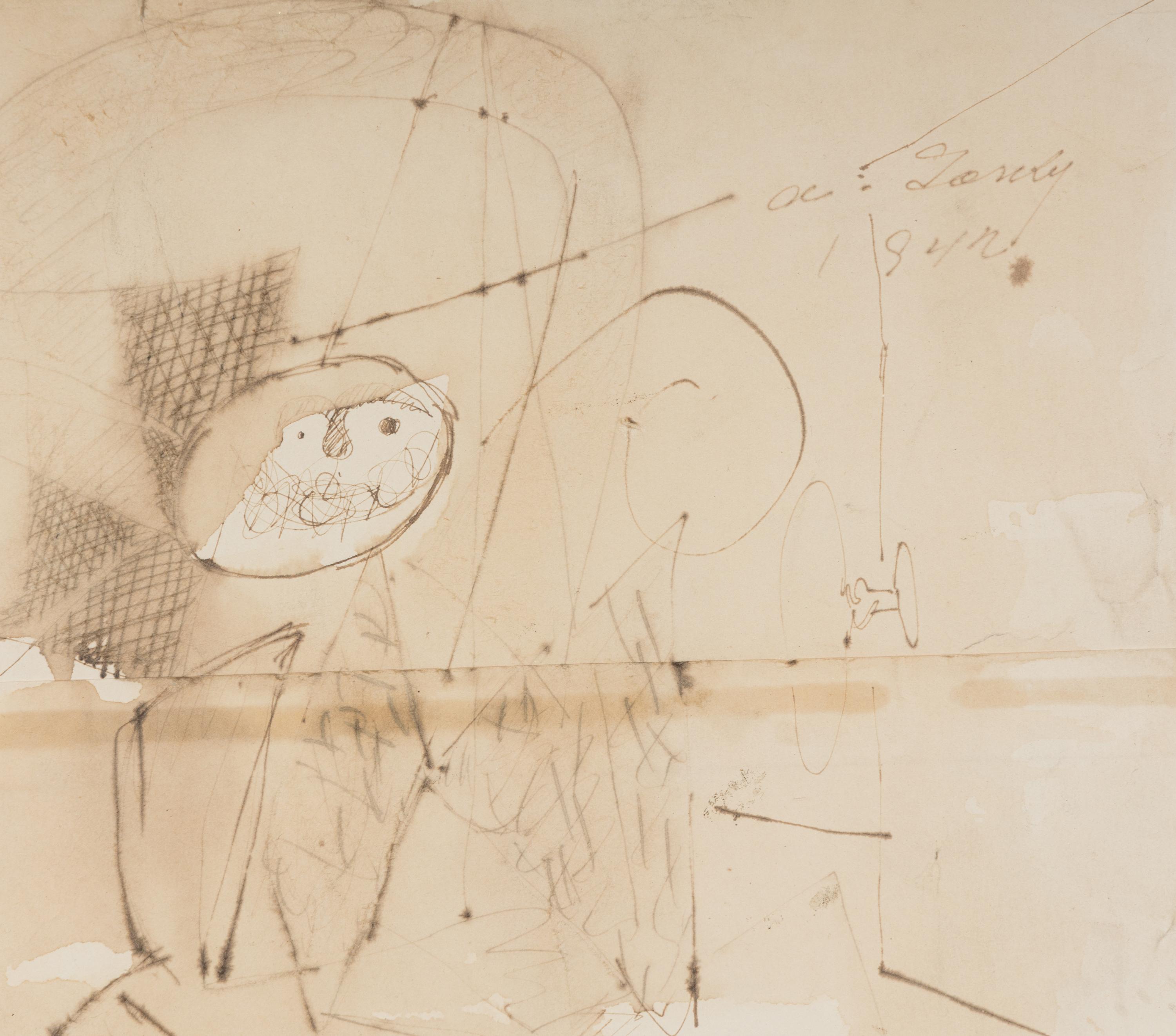Untitled (Study for Pirate), 1942