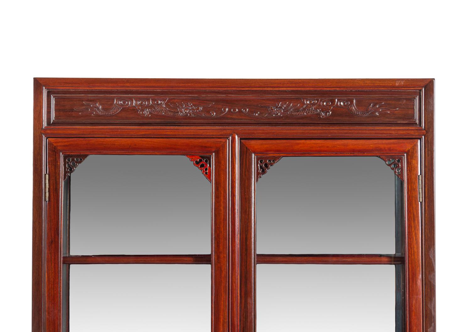 16 Chinese Hardwood Displaying Cabinets