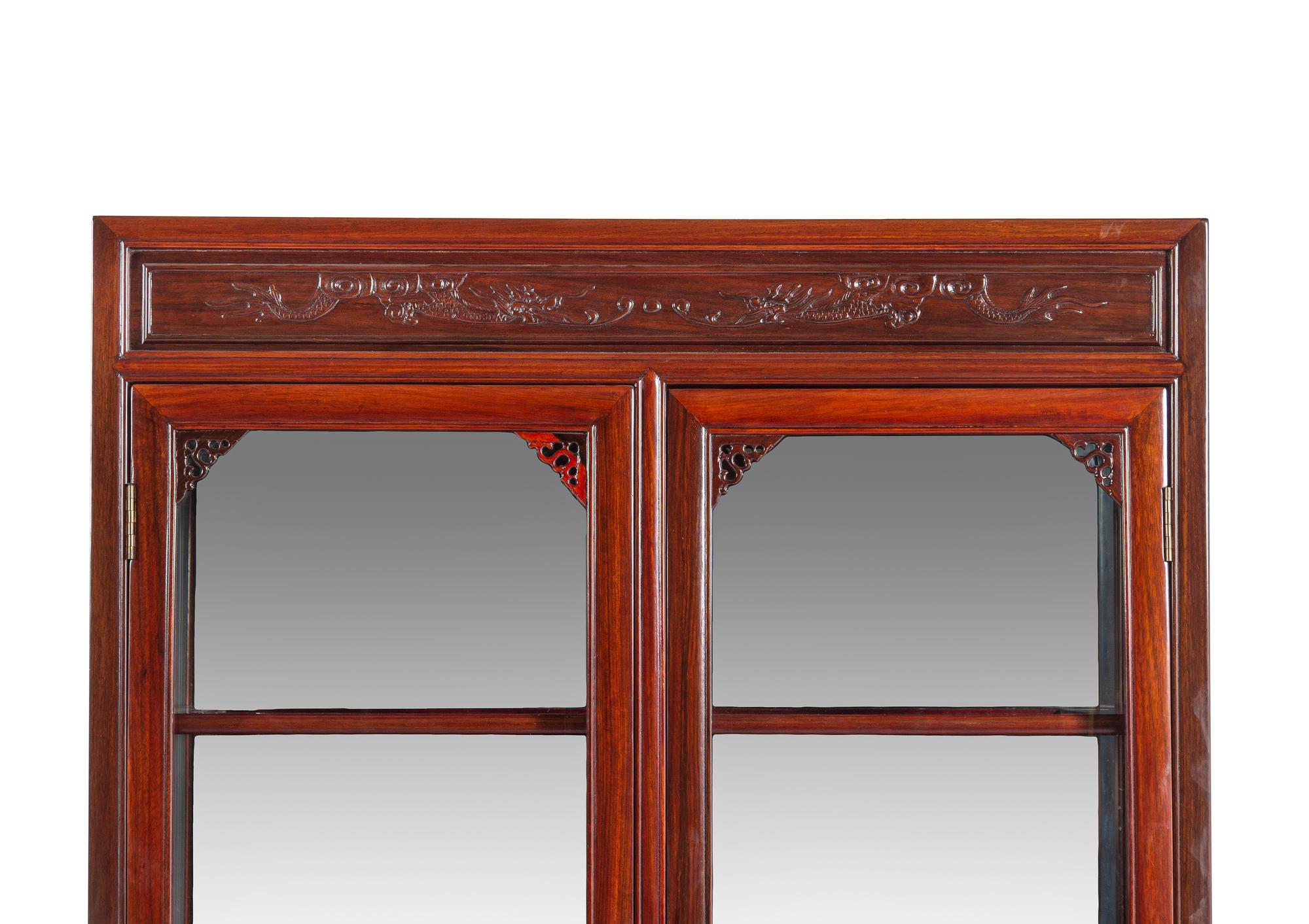 16 Chinese Hardwood Displaying Cabinets