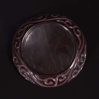 A small Chinese "Tixi" lacquer dish 剔犀小盘 Possibly Ming dynasty ??