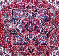 A Heriz Wool Rug