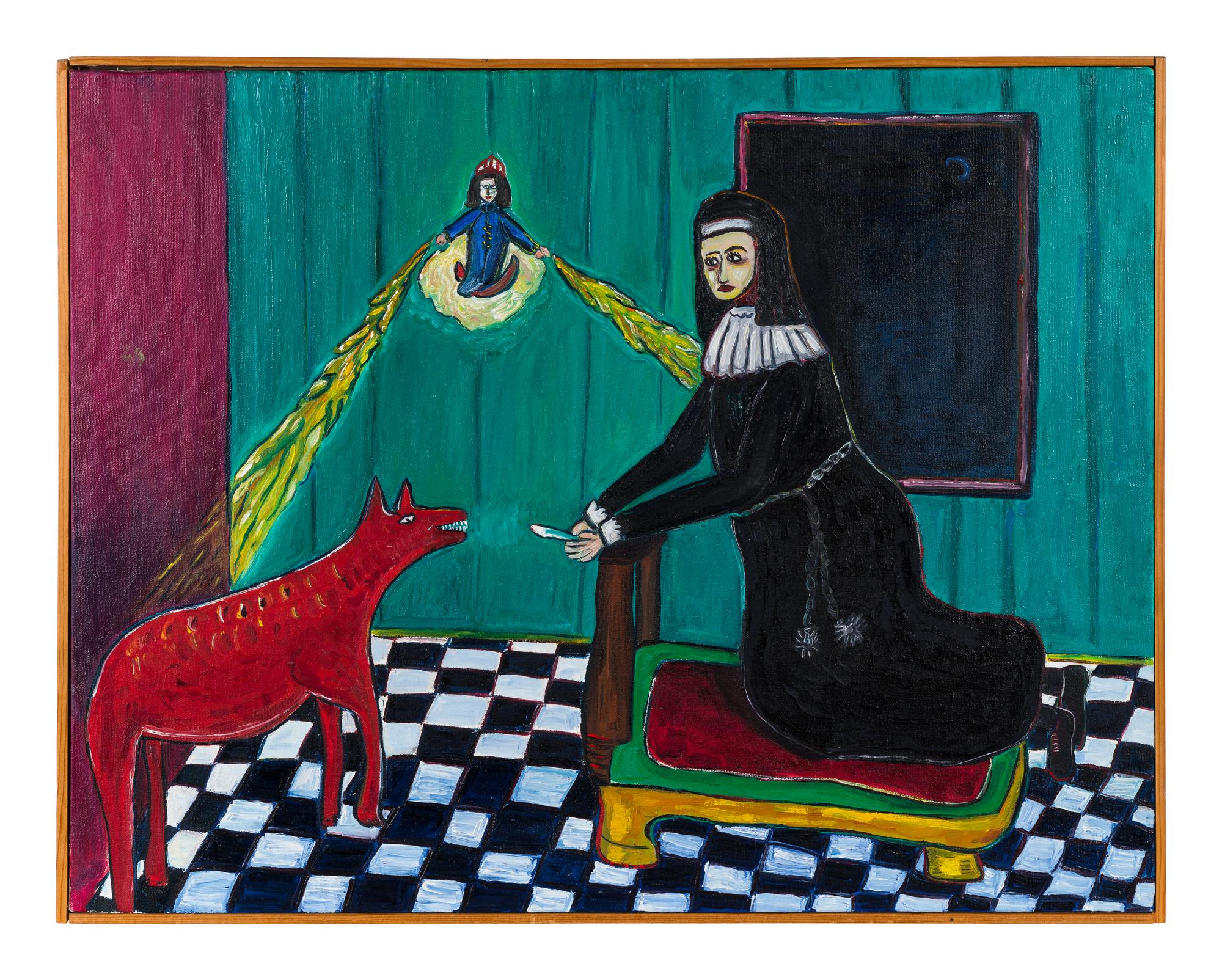 Untitled (Nun and Devil Dog)