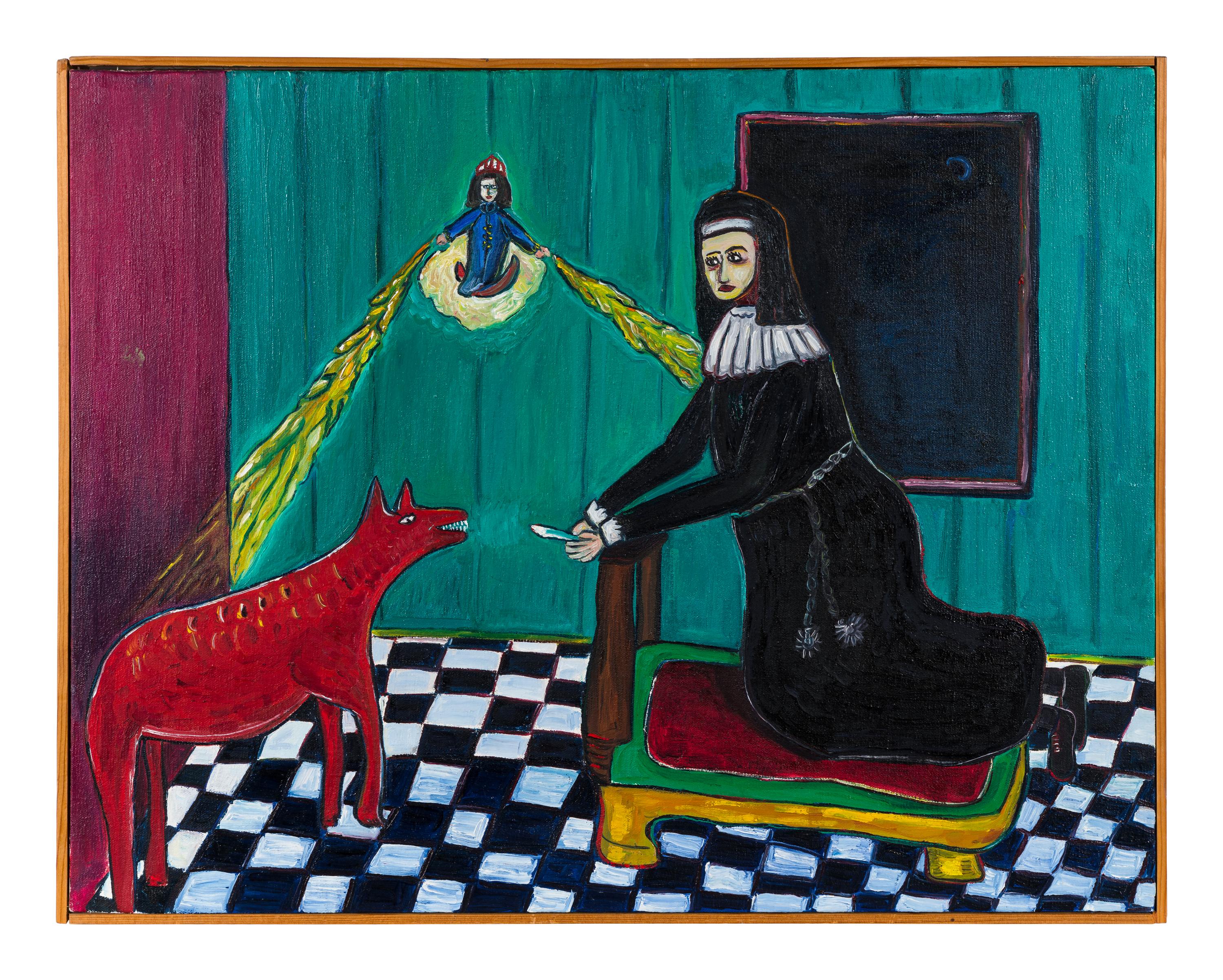 Untitled (Nun and Devil Dog)