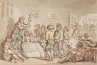 A Group of Ten Drawings: seven illustrations for The Adventures of Roderick Random , and three unpublished illustrations for The Adventures of Joseph Andrews, and His Friend Mr. Abraham Adams