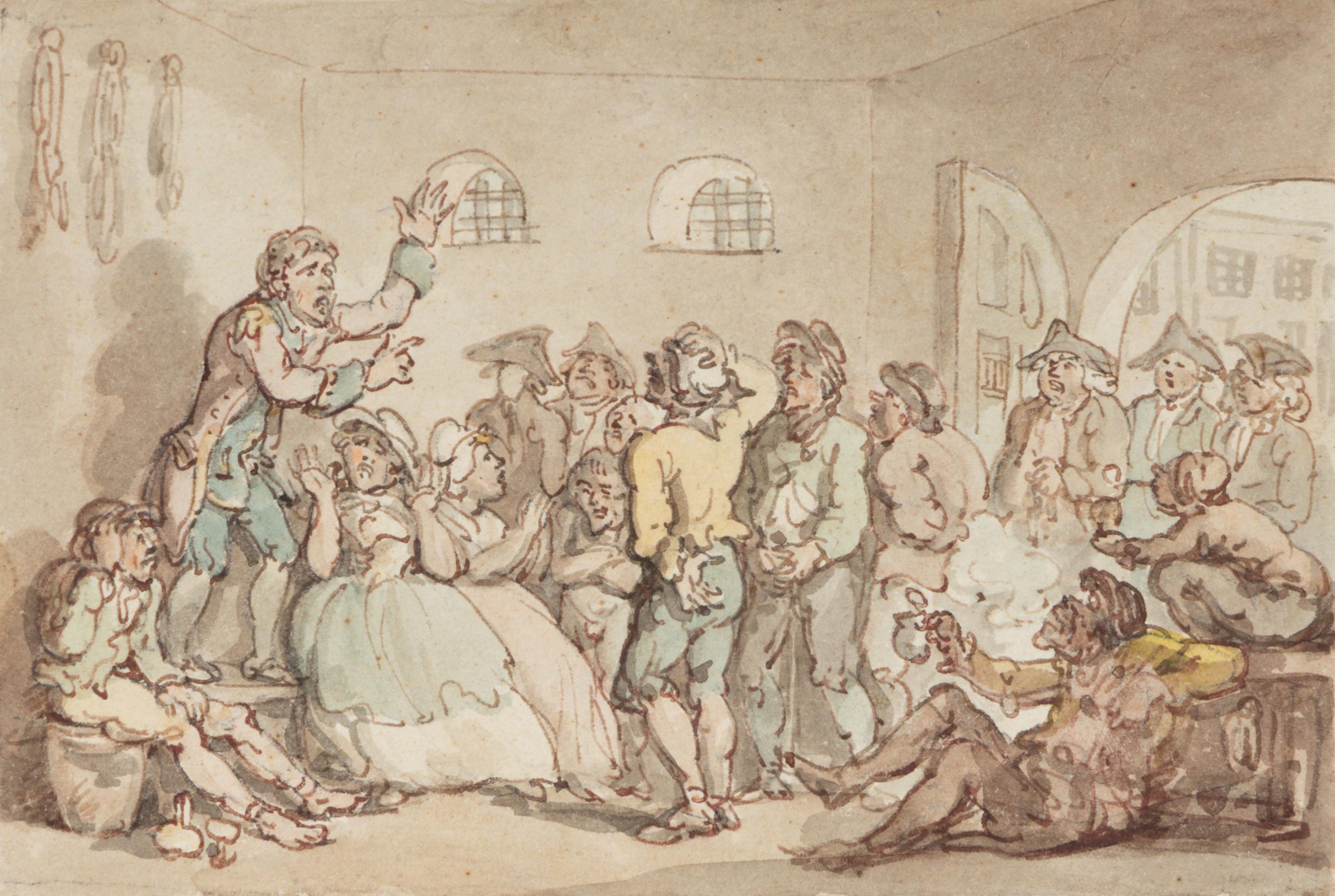 A Group of Ten Drawings: seven illustrations for The Adventures of Roderick Random , and three unpublished illustrations for The Adventures of Joseph Andrews, and His Friend Mr. Abraham Adams