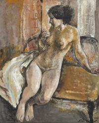 Nu au canapé , 1928
