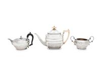 Three English Silver Holloware Articles