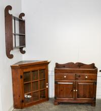 An American Pine Dry Sink Height of first 33 inches. — SECOND HALF 20TH CENTURY