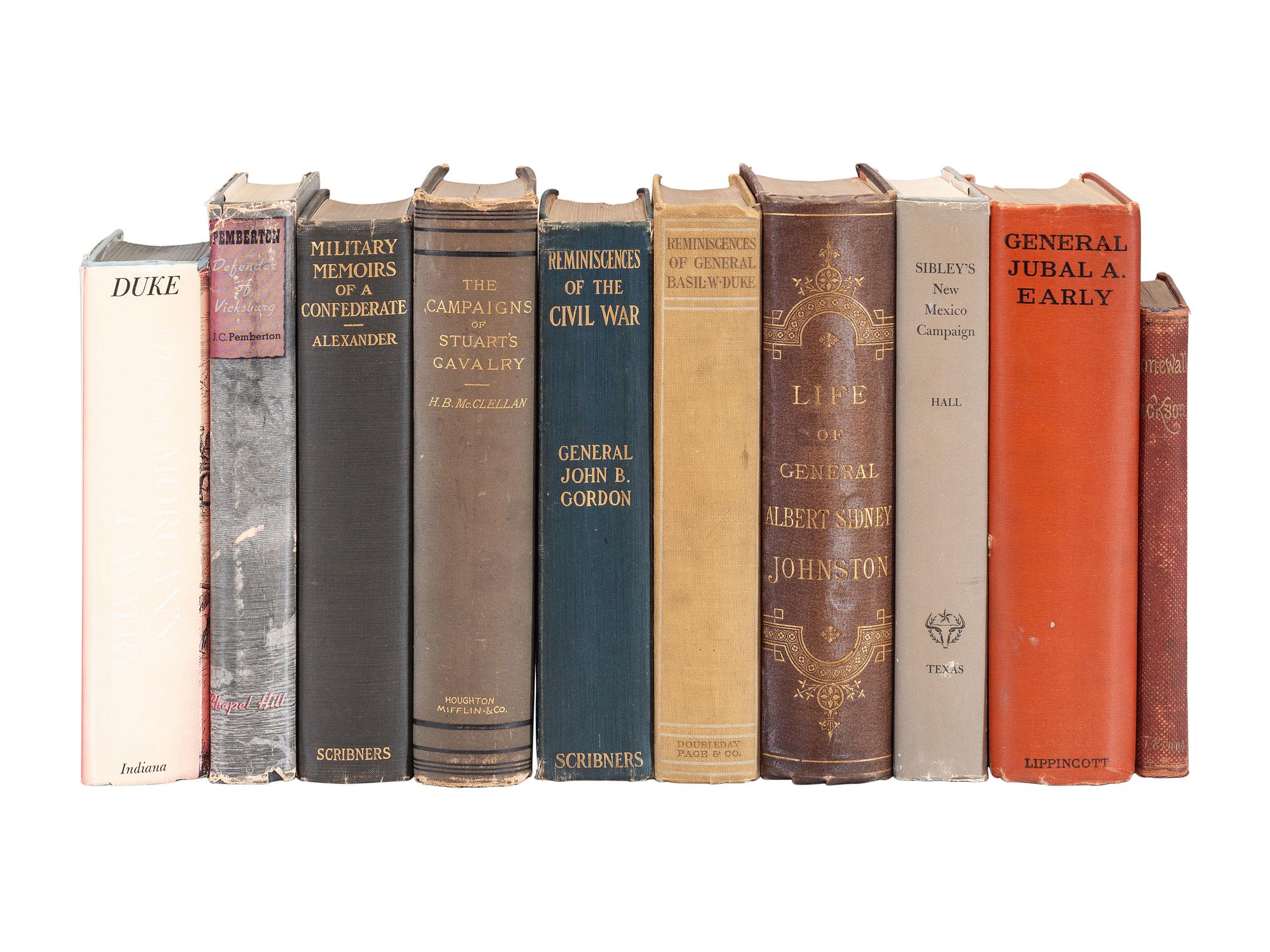[CIVIL WAR]. Confederate generals in 22 works, including "Stonewall" Jackson.