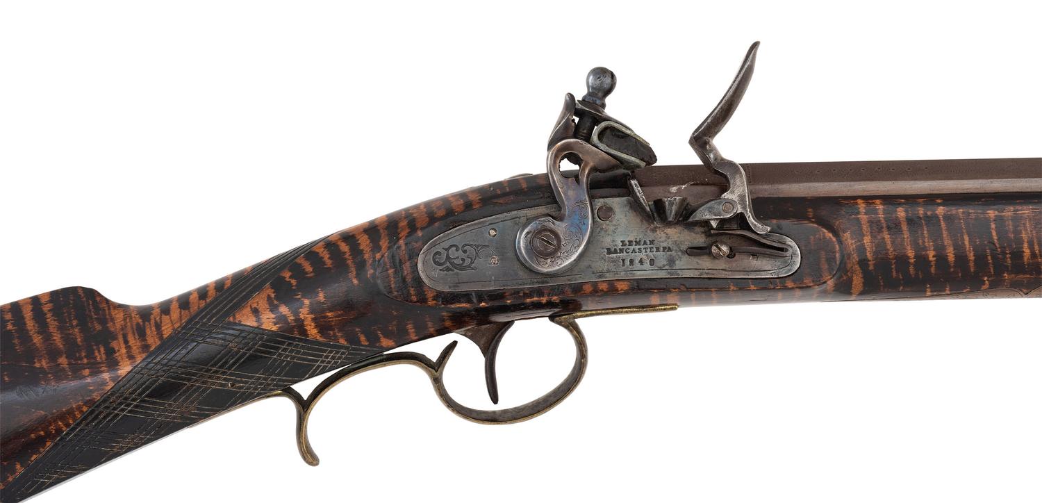 Exceptional Leman Flintlock Chief's Grade Rifle