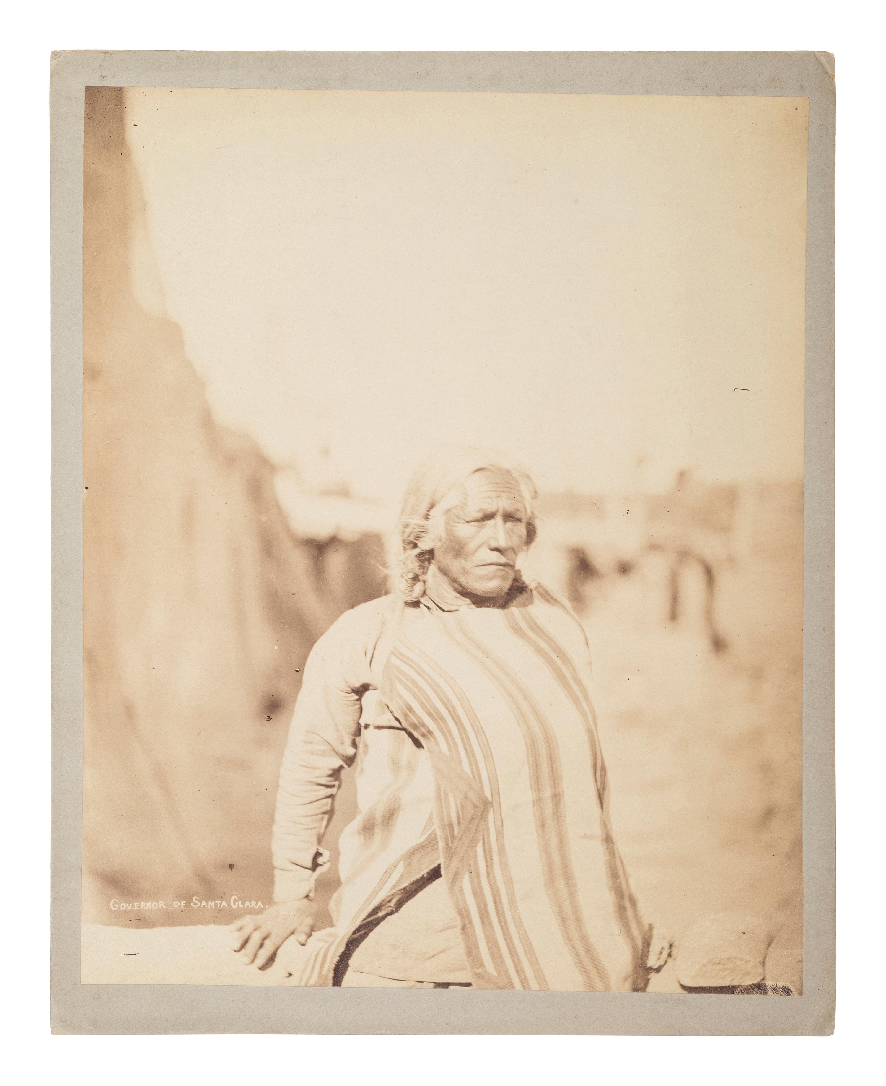 [NATIVE AMERICANS]. HILLERS, John Karl. (1843-1925), photog. Governor of Santa Clara . Ca 1879-1880.