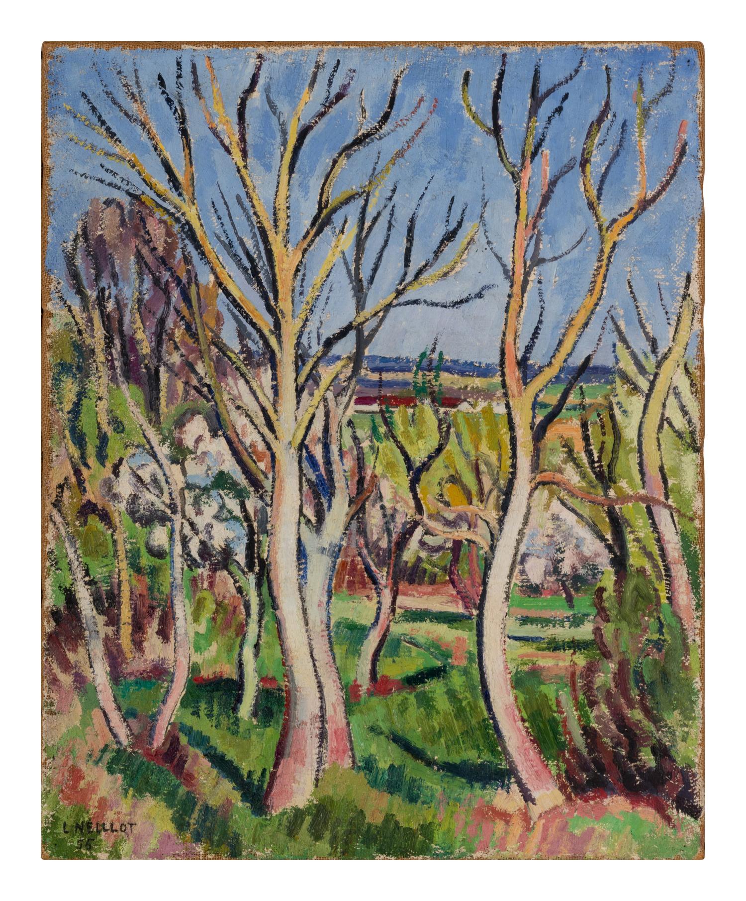 Printemps à Trilport , 1955
