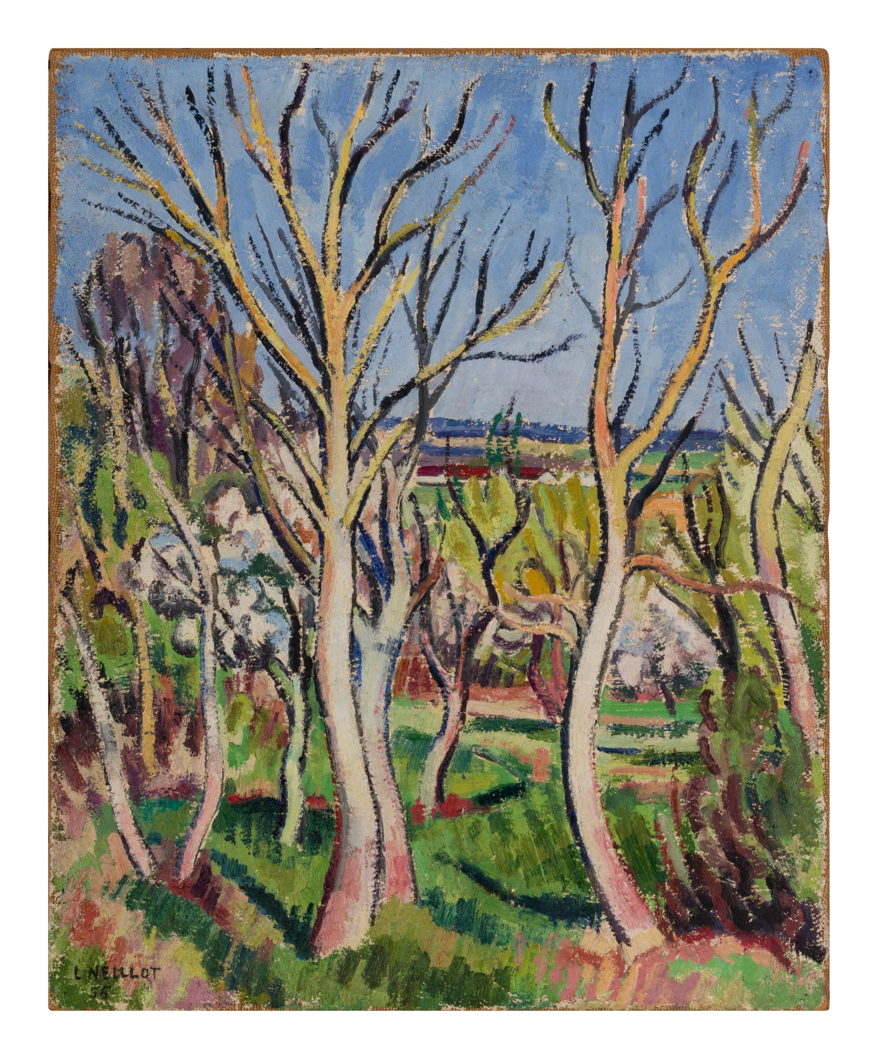 Printemps à Trilport , 1955