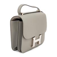 Hermès, Mini Constance 18 in Gris Mouette Epsom