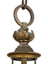 A French Gilt Bronze Hall Lantern
