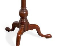 A Queen Anne Cherry Tilt-Top Candlestand