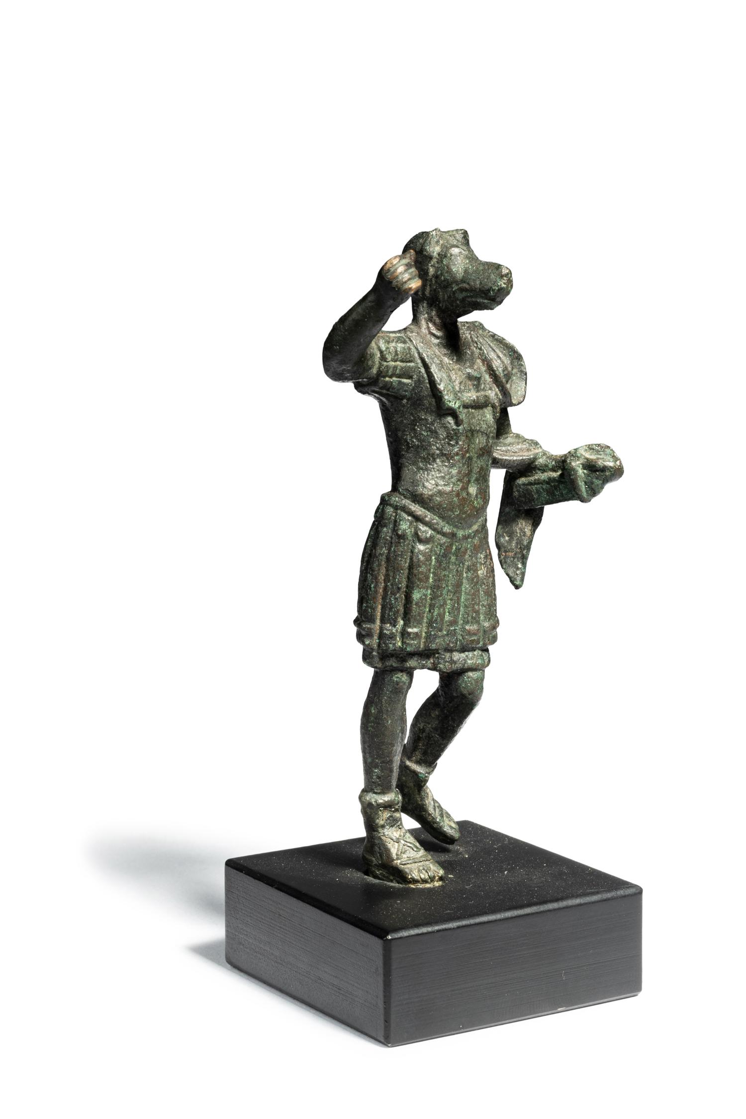 A Romano-Egyptian Bronze Hermanubis