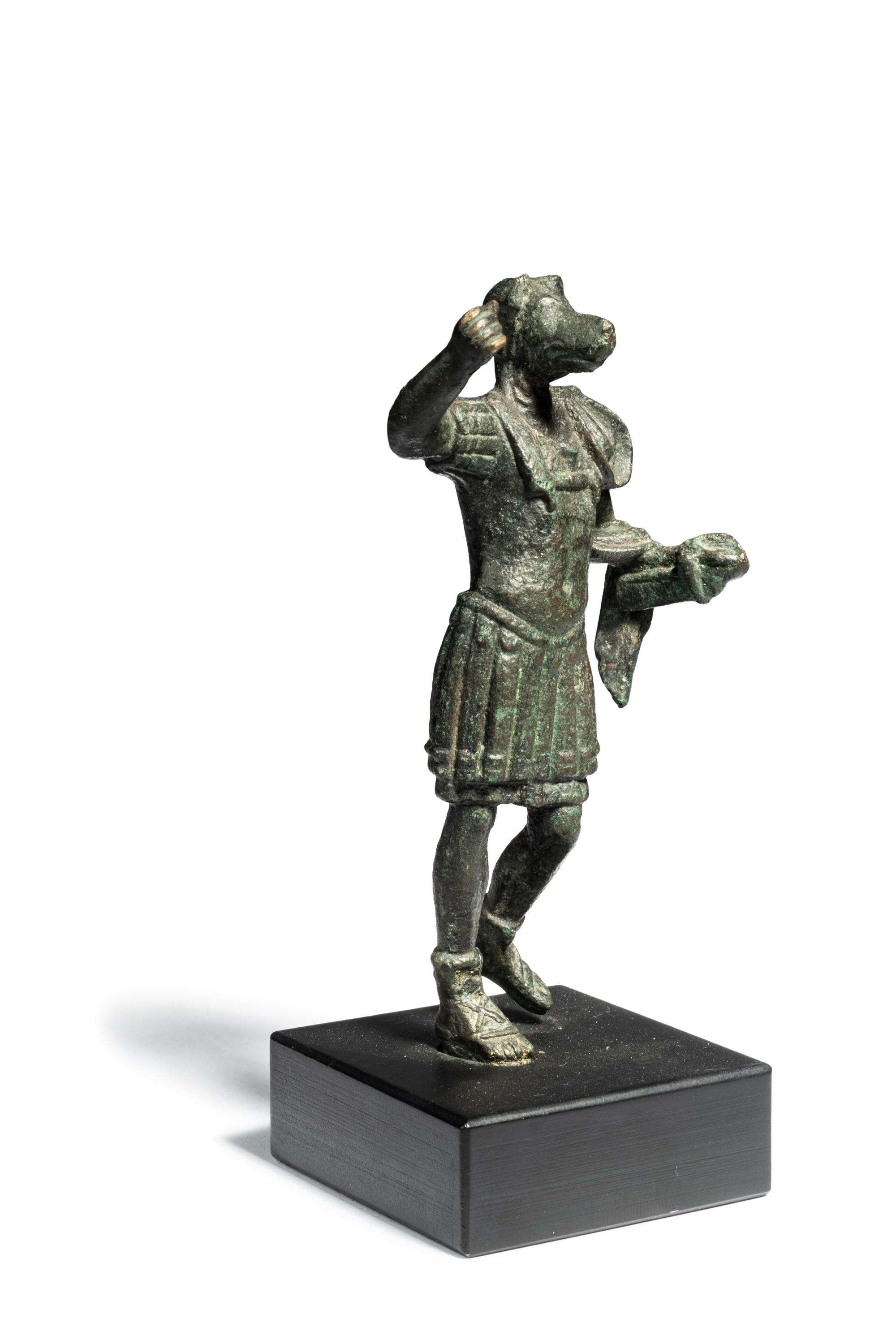 A Romano-Egyptian Bronze Hermanubis
