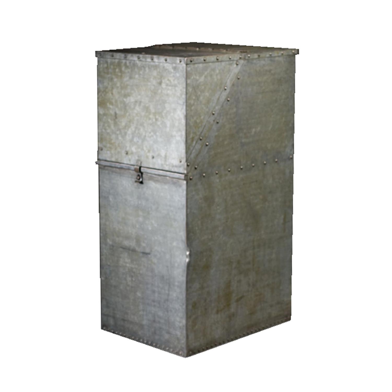 An Industrial Steel Cabinet 20.25" W x 27.75" D x 68H — United States, 20th Century
