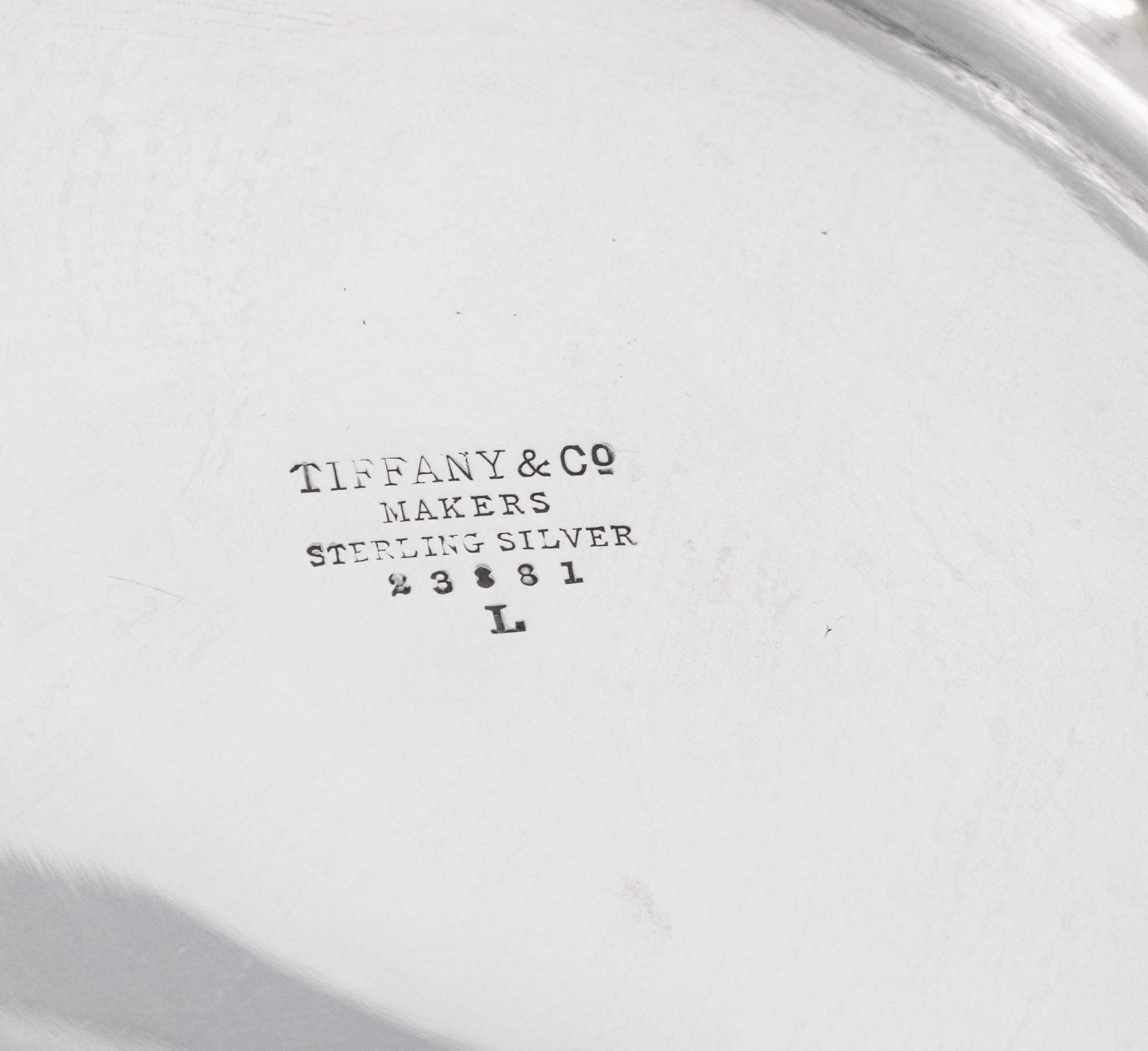 A Tiffany and Co. Silver Monteith Bowl
