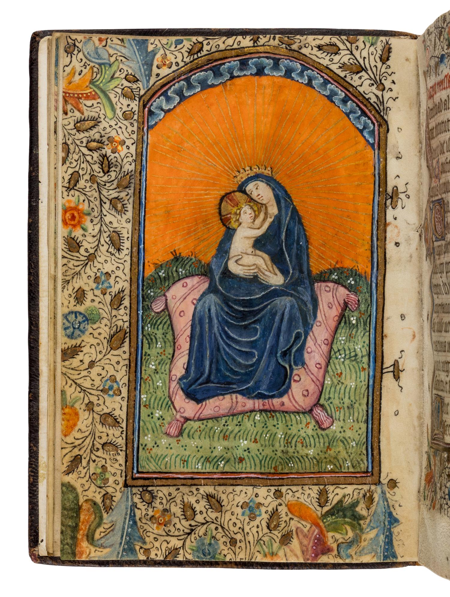 MASTERS OF THE GOLD SCROLLS (active Bruges, c. 1415-1450) Book of Hours, Use of Rome, in Latin and French, illuminated manuscript on parchment [Southern Netherlands, probably Bruges, c. 1420–1430]