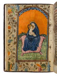 MASTERS OF THE GOLD SCROLLS (active Bruges, c. 1415-1450) Book of Hours, Use of Rome, in Latin and French, illuminated manuscript on parchment [Southern Netherlands, probably Bruges, c. 1420–1430]
