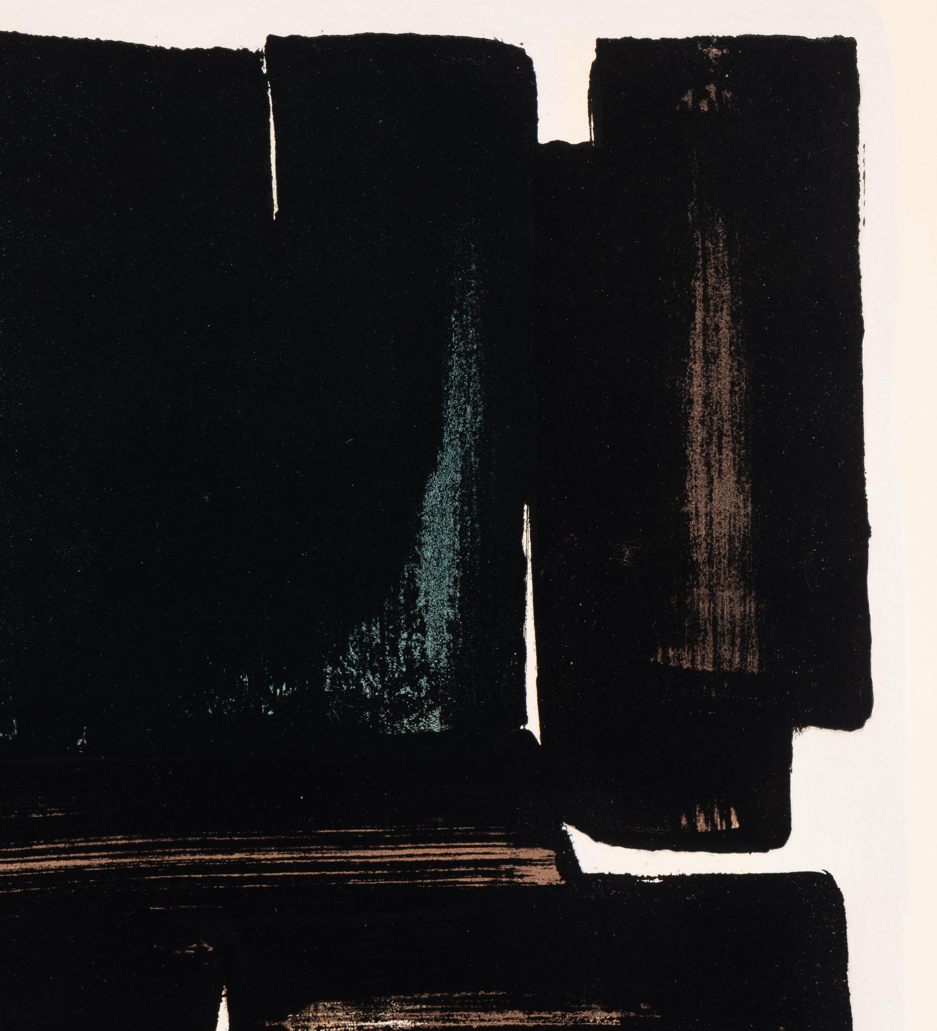 Pierre Soulages (French, 1919–2022) — Lithographie No.7b, 1957