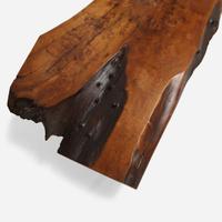 George Nakashima (American, 1905-1990) Early "Plank" Coffee Table, New Hope, Pennsylvania, 1956