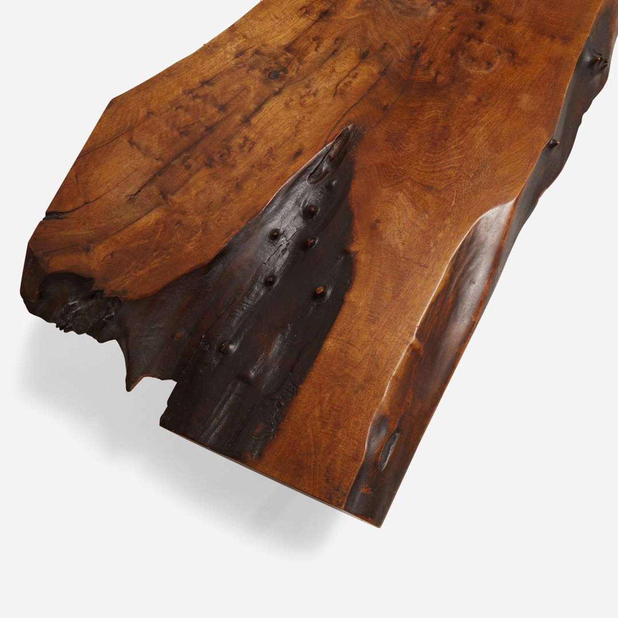 George Nakashima (American, 1905-1990) Early "Plank" Coffee Table, New Hope, Pennsylvania, 1956