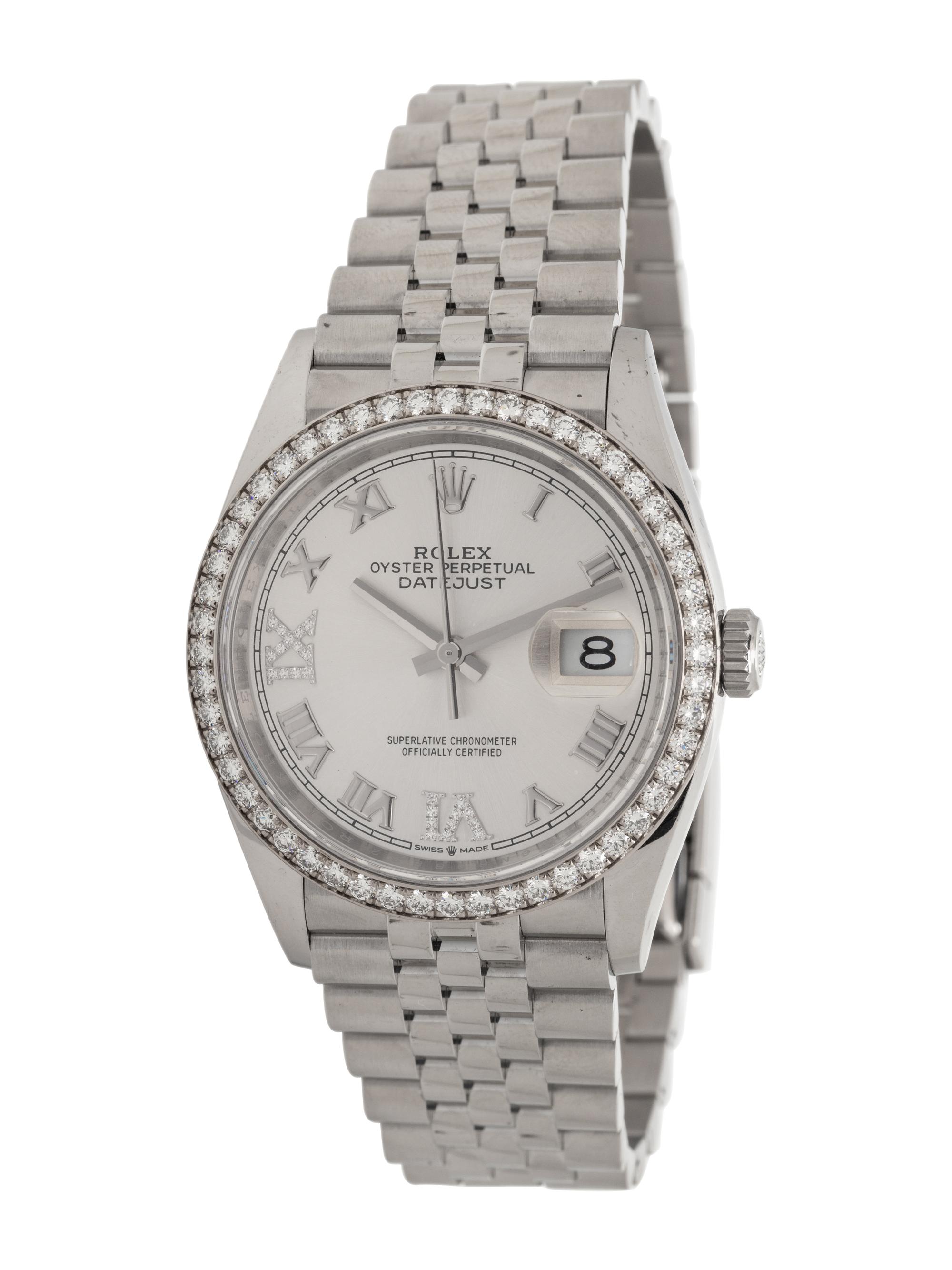 ROLEX, REF. 126284 STAINLESS STEEL 'DATEJUST' WATCH