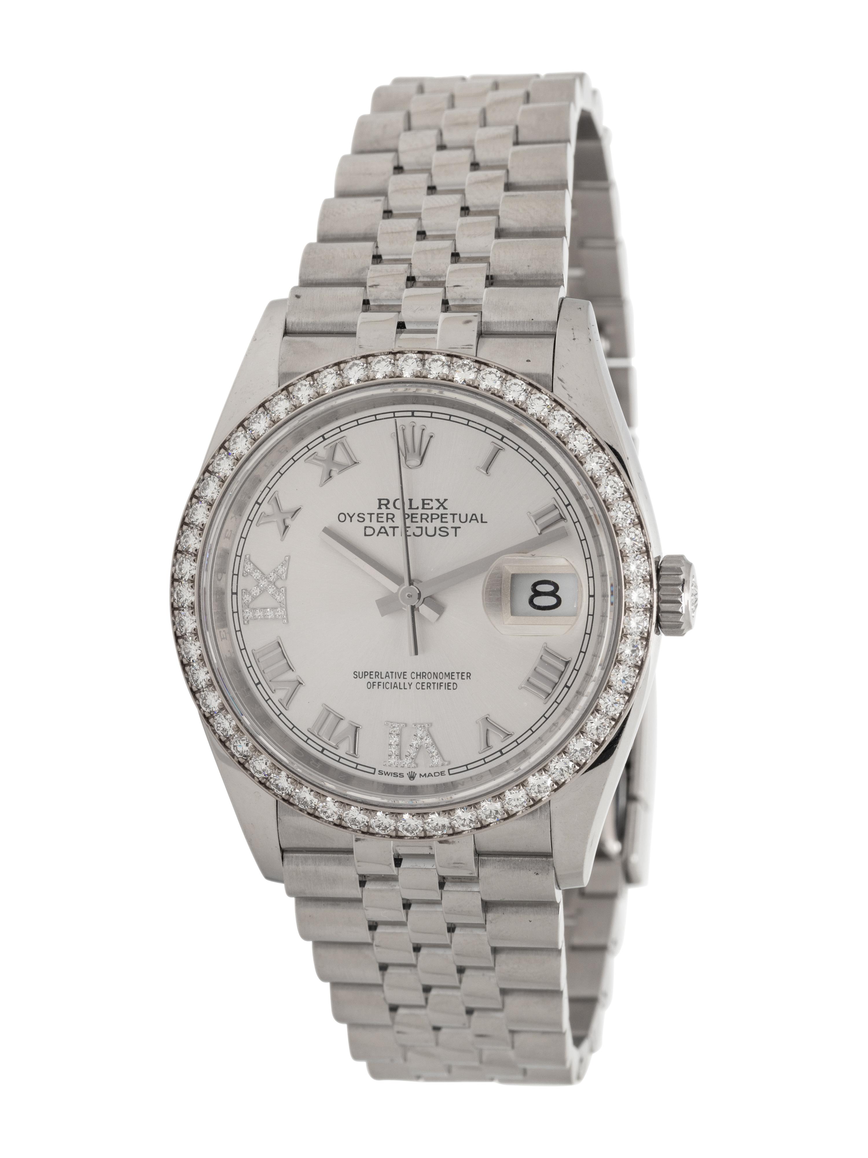 ROLEX, REF. 126284 STAINLESS STEEL 'DATEJUST' WATCH