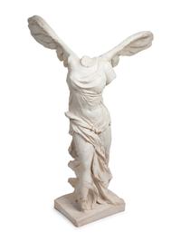 Two Composition Winged Victory Statues