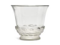 A Molded Glass Monaco Vase