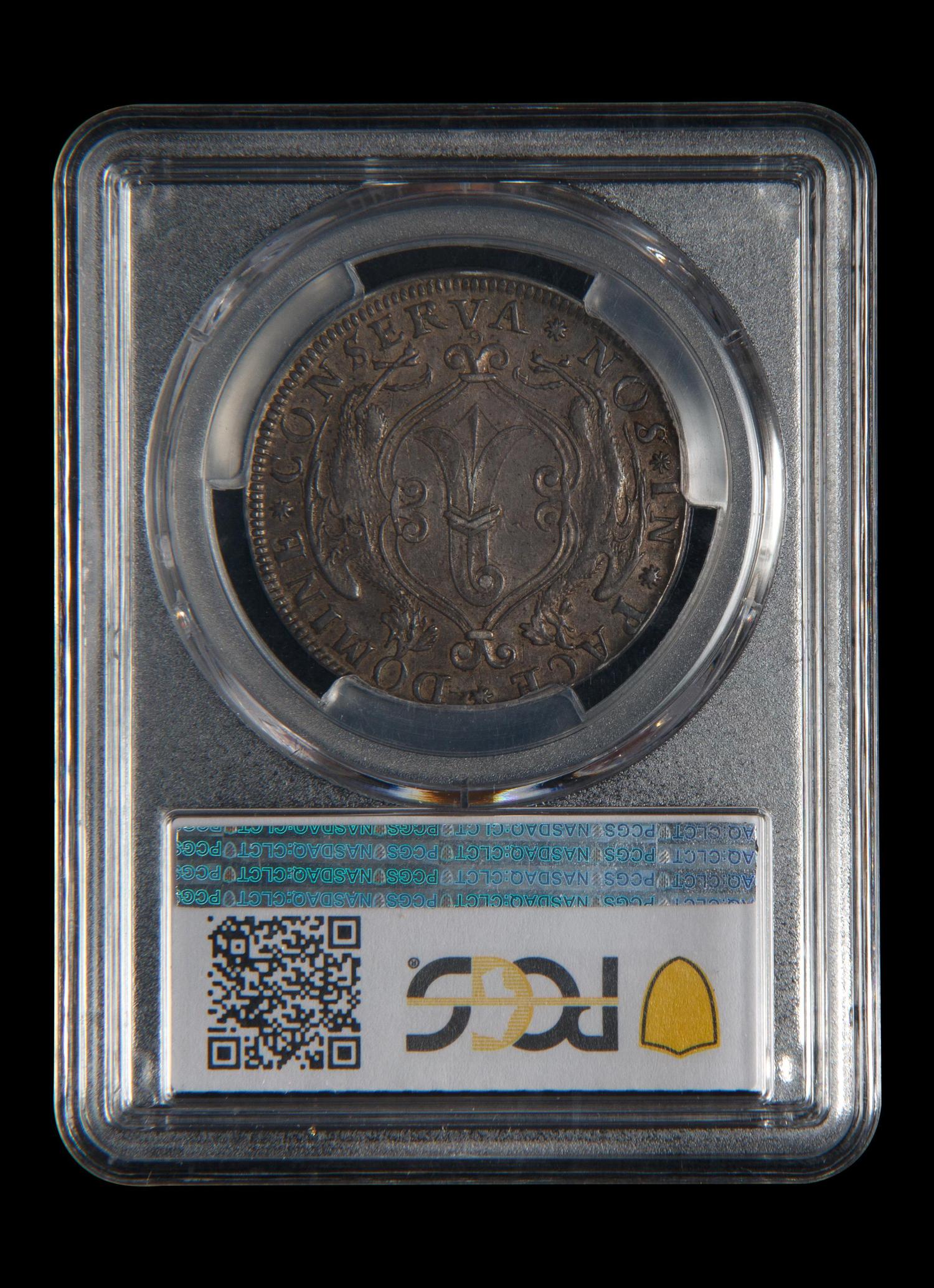 [OLD SWISS CONFEDERACY-BASEL] c. 1690 1/2 Thaler Coin (PCGS XF45)