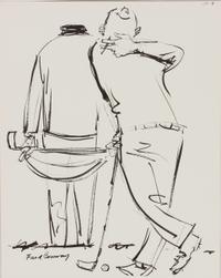 60 works: Unused Sketches for 'How to Keep Your Temper on the Golf Course' by Tommy Bolt, 1969
